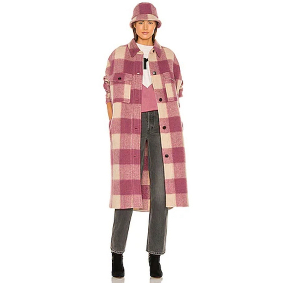 Isabel Marant Jackets & Blazers - Isabel Marant Etoile Fontizi Blanket Coat in Rosewood FR 38 US 6 Thick Heavy